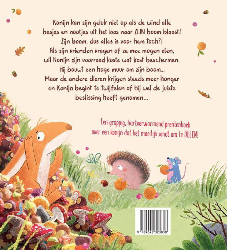 Achterkant van Konijn deelt liever niet