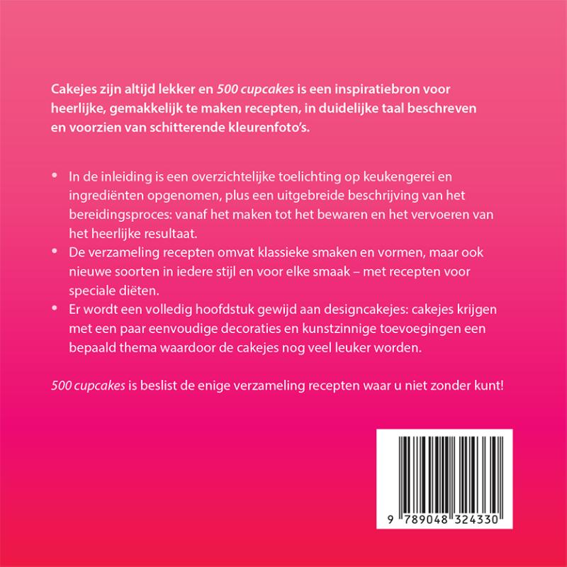 Achterkant van 500 cupcakes