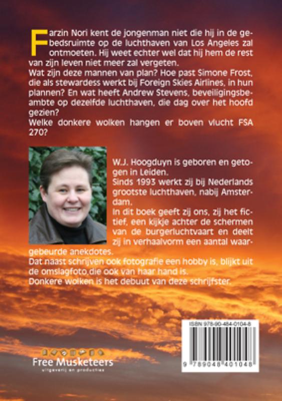 Achterkant van Donkere Wolken