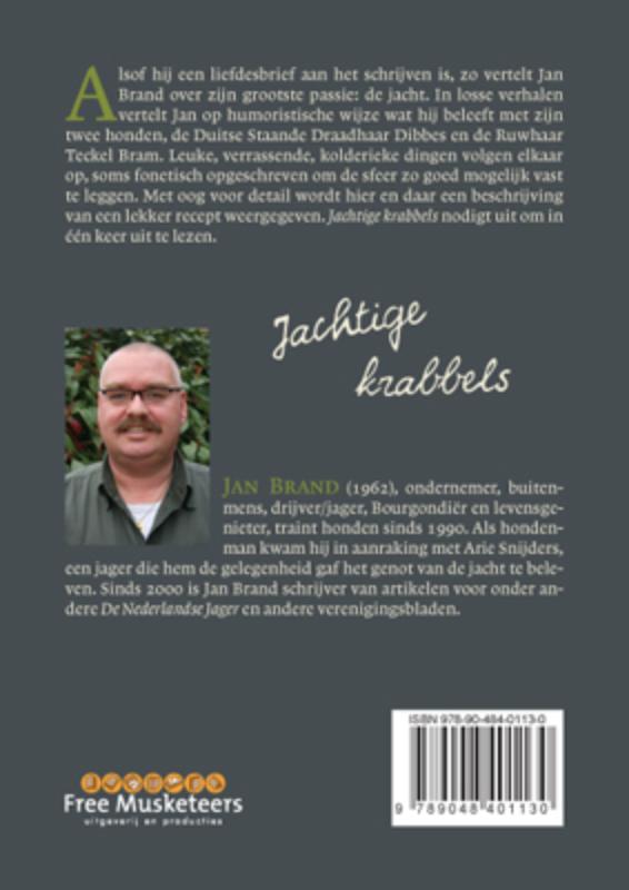 Achterkant van Jachtige krabbels