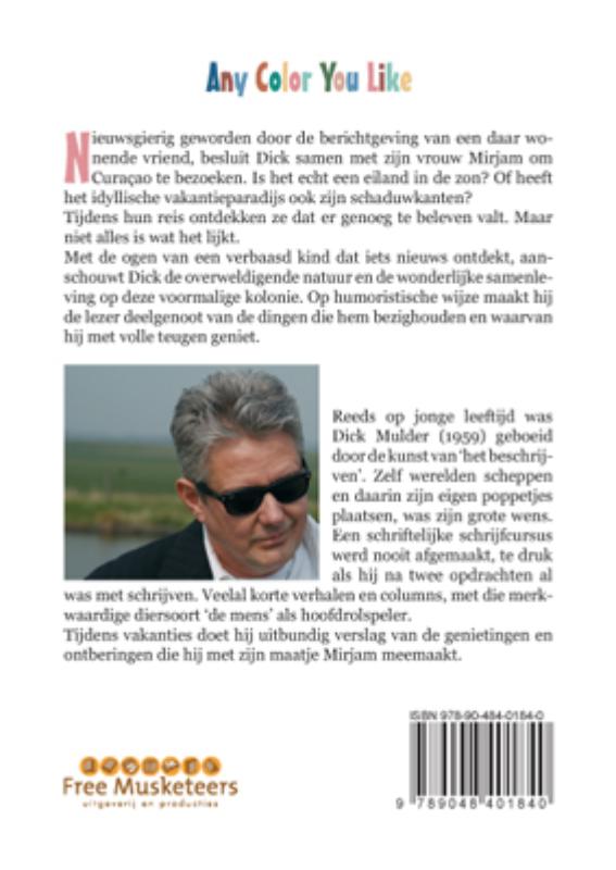 Achterkant van Any Color You Like