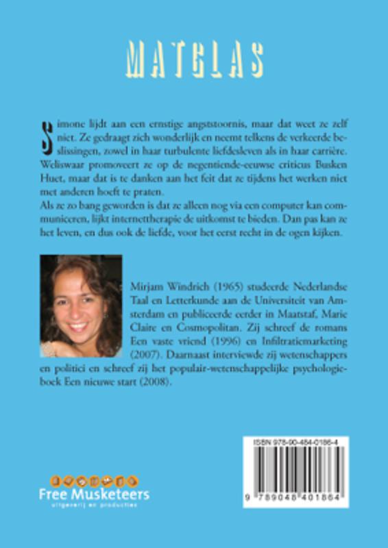 Achterkant van Matglas