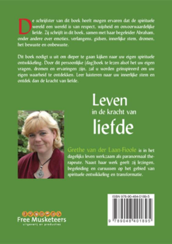 Achterkant van Leven in de kracht van liefde