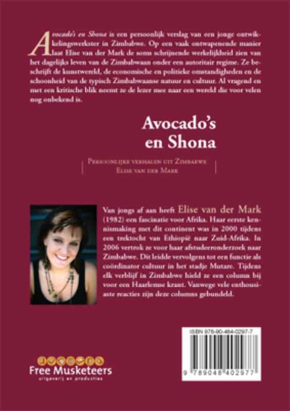 Achterkant van Avocados en Shona's