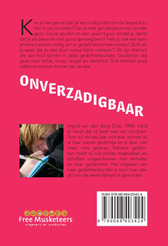 Achterkant van Onverzadigbaar