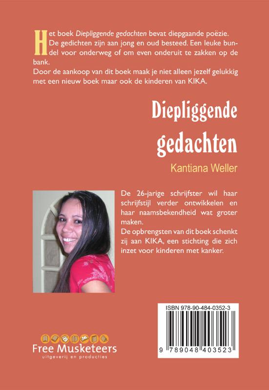 Achterkant van Diepliggende gedachten