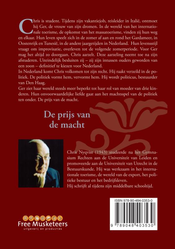 Achterkant van De prijs van de macht
