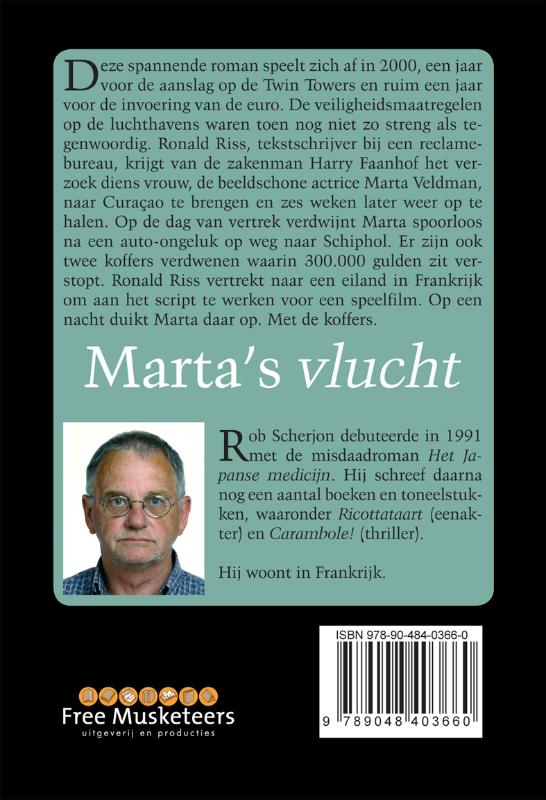 Achterkant van Marta's vlucht