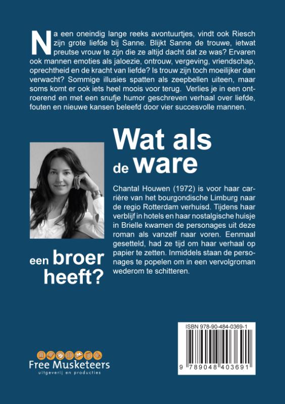 Achterkant van Wat als de ware een broer heeft?