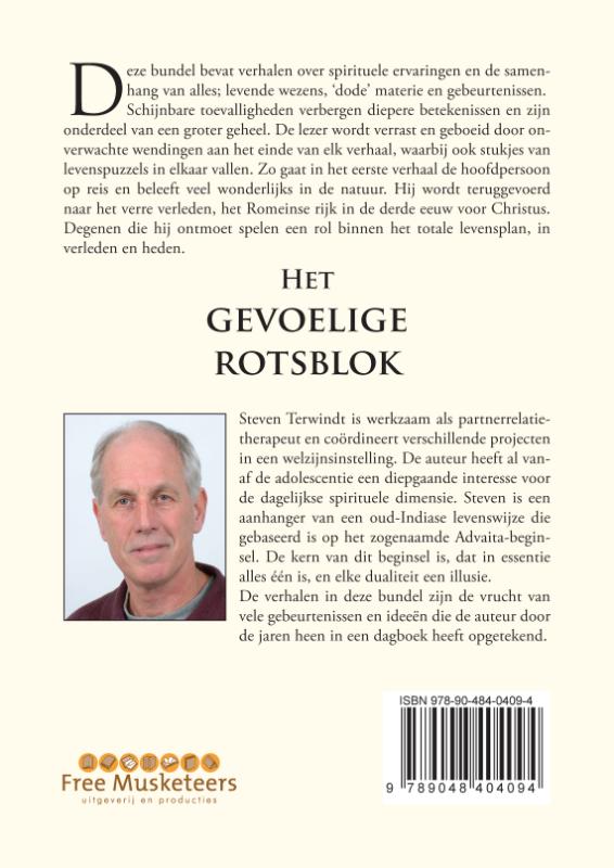 Achterkant van Het gevoelige rotsblok