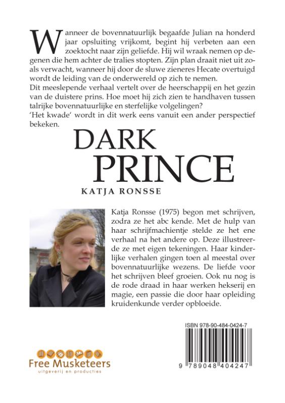 Achterkant van Dark prince