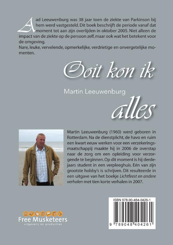 Achterkant van Ooit kon ik alles
