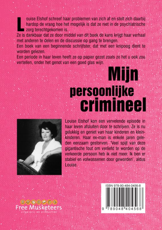 Achterkant van Mijn persoonlijke crimineel