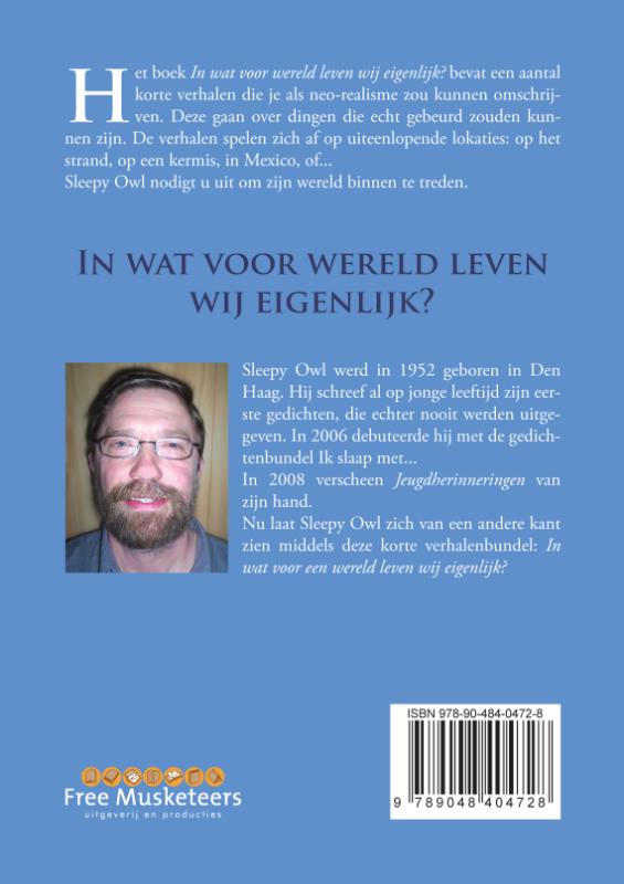 Achterkant van In wat voor wereld leven wij eigenlijk?