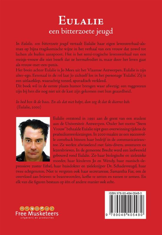 Achterkant van Eulalie, een bitterzoete jeugd