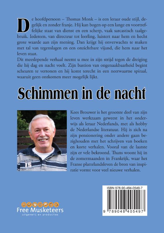 Achterkant van Schimmen in de nacht