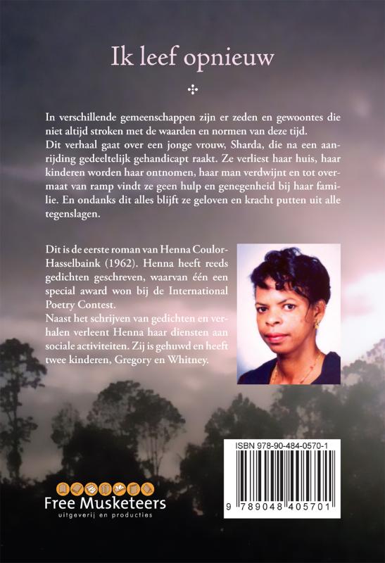 Achterkant van Ik leef opnieuw
