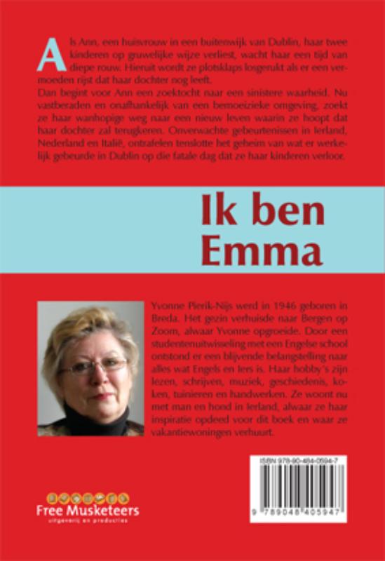 Achterkant van Ik ben Emma