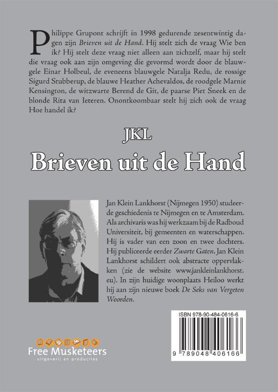 Achterkant van Brieven uit de Hand