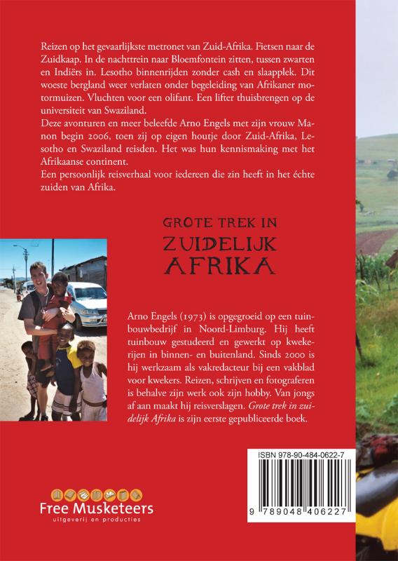 Achterkant van Grote trek in zuidelijk Afrika