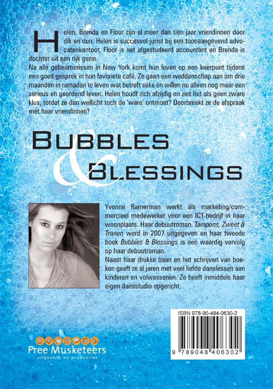 Achterkant van Bubbles & Blessings