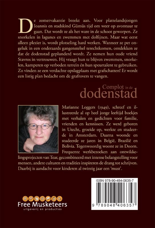 Achterkant van Complot in de dodenstad