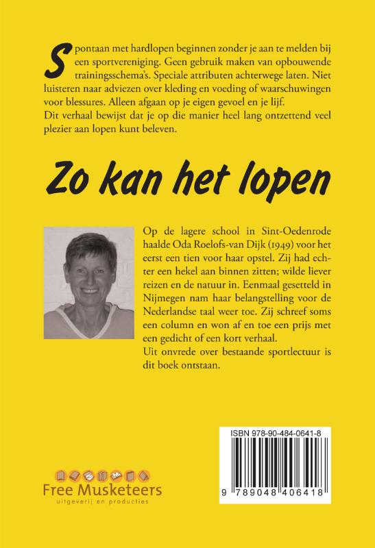 Achterkant van Zo kan het lopen