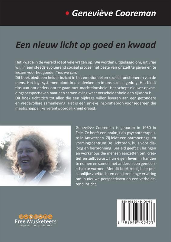 Achterkant van Een nieuw licht op goed en kwaad