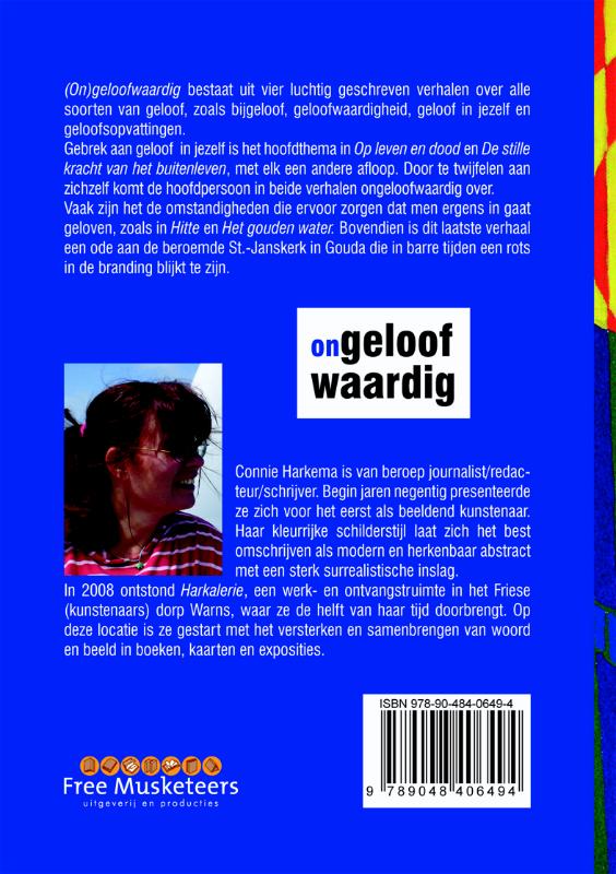 Achterkant van (On)geloofwaardig
