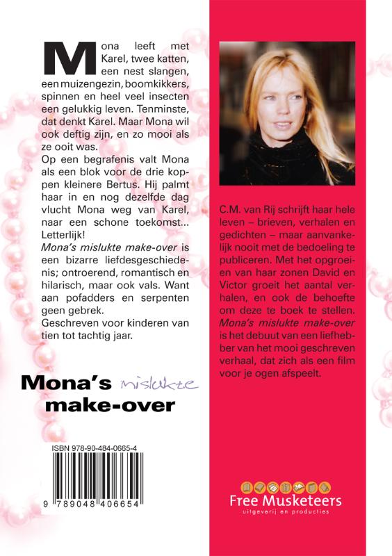 Achterkant van Mona's mislukte make-over