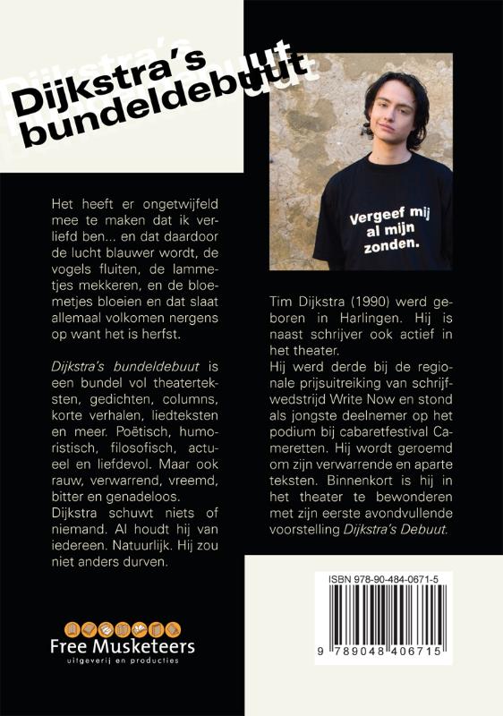 Achterkant van Dijkstra's bundeldebuut