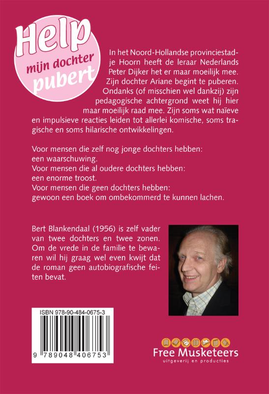 Achterkant van Help, mijn dochter pubert