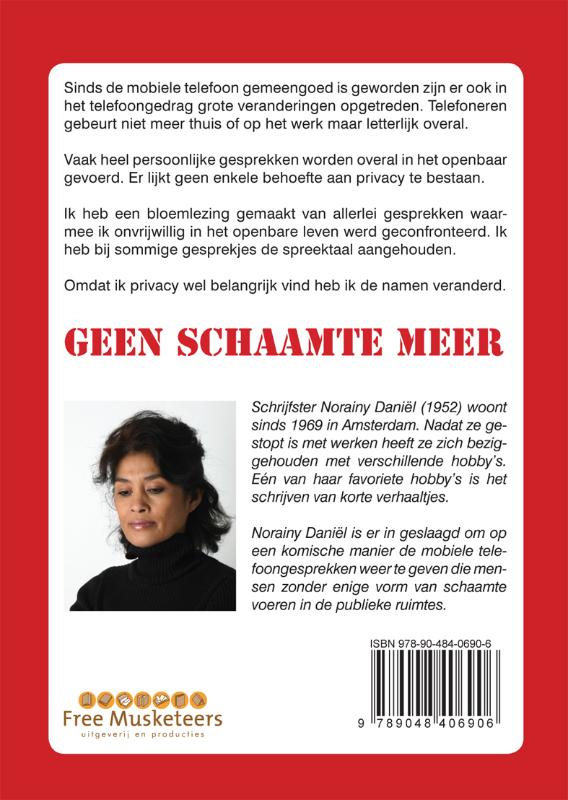 Achterkant van Geen schaamte meer