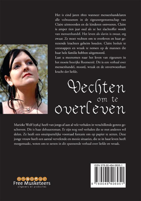 Achterkant van Vechten om te overleven
