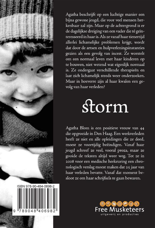 Achterkant van Storm