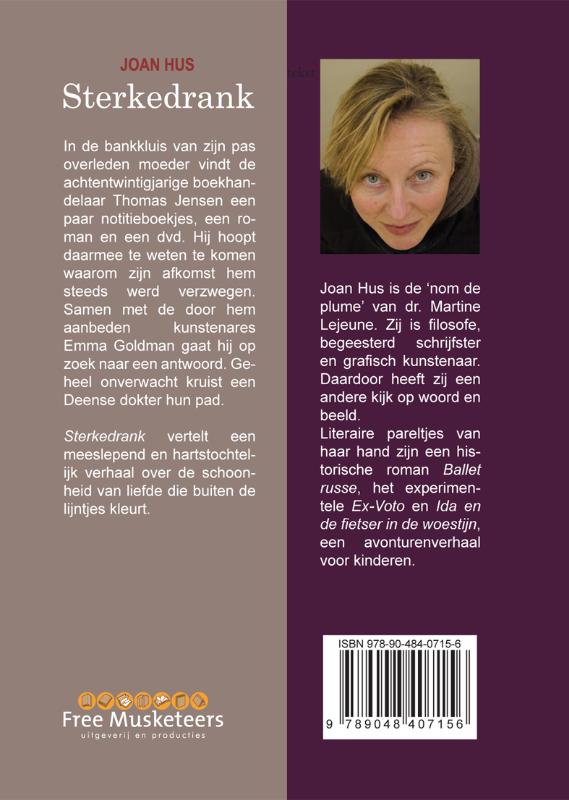 Achterkant van Sterkedrank