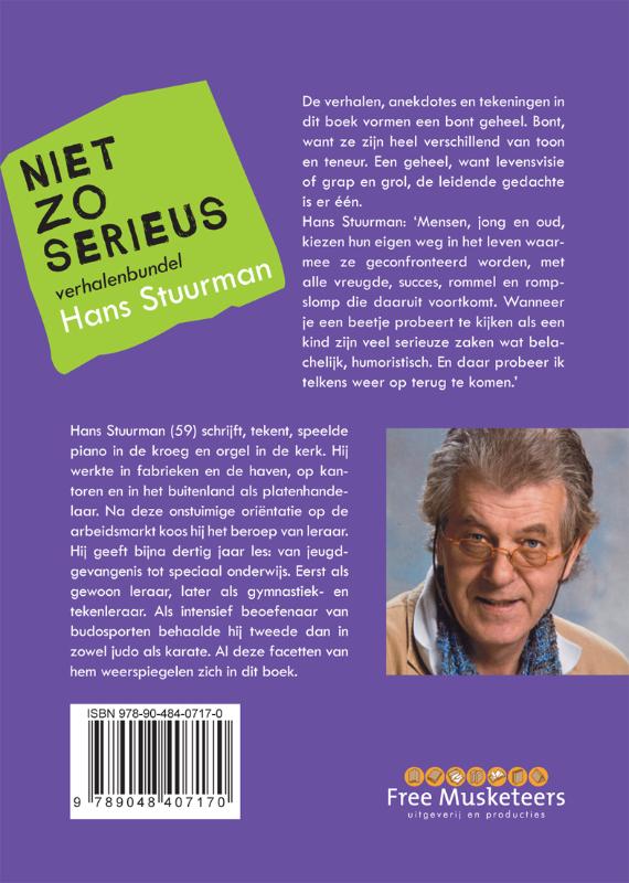 Achterkant van Niet zo serieus