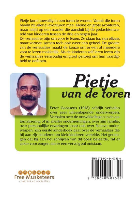 Achterkant van Pietje van de toren