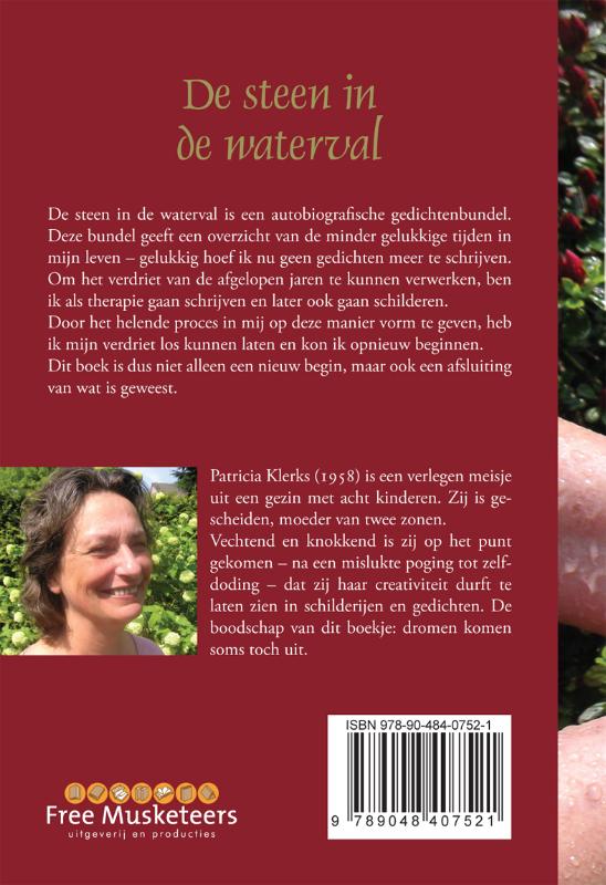 Achterkant van De steen in de waterval