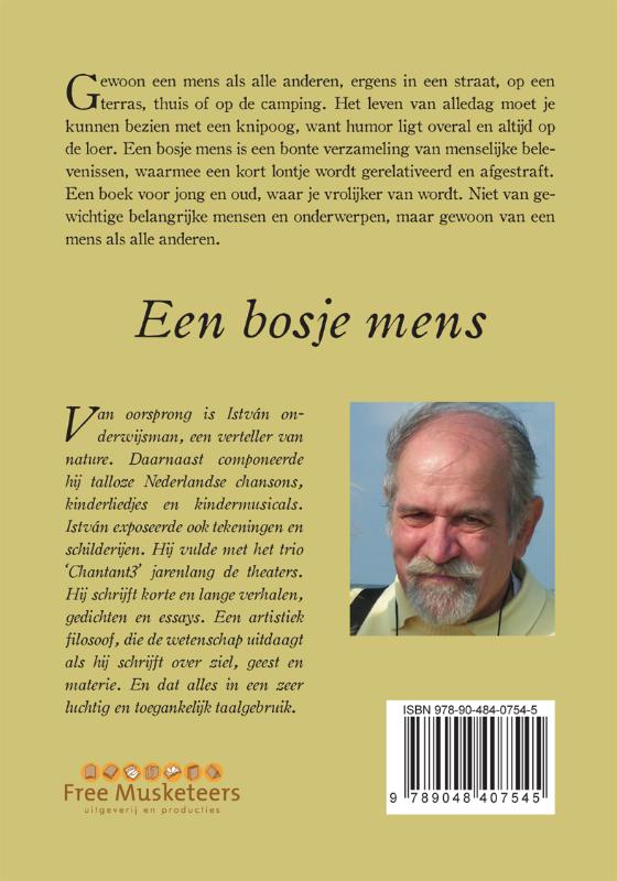 Achterkant van Een bosje mens