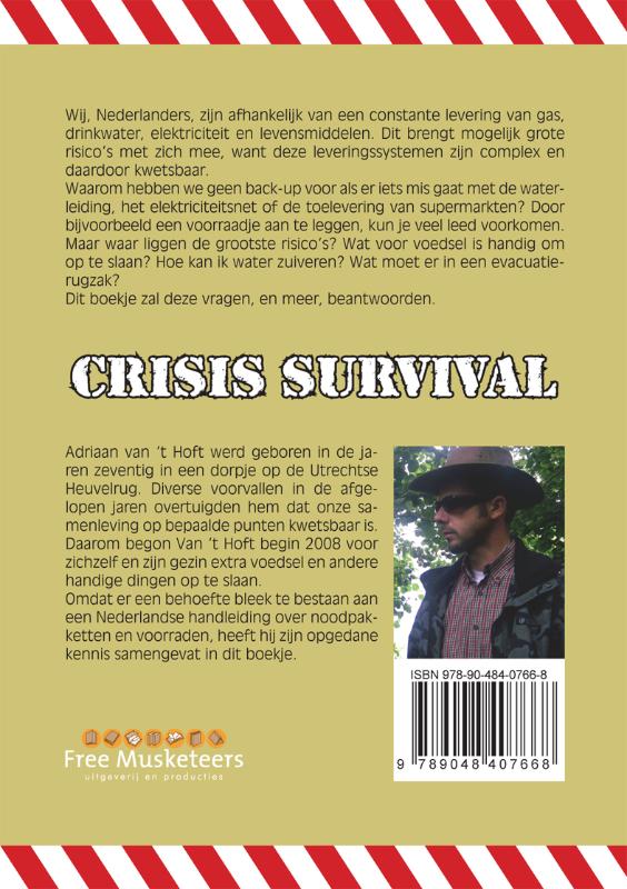 Achterkant van Crisis Survival