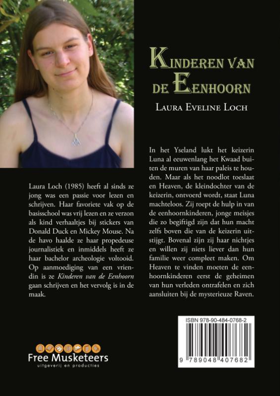 Achterkant van Kinderen van de Eenhoorn