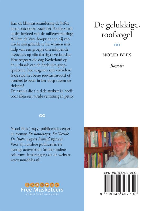 Achterkant van De gelukkige roofvogel