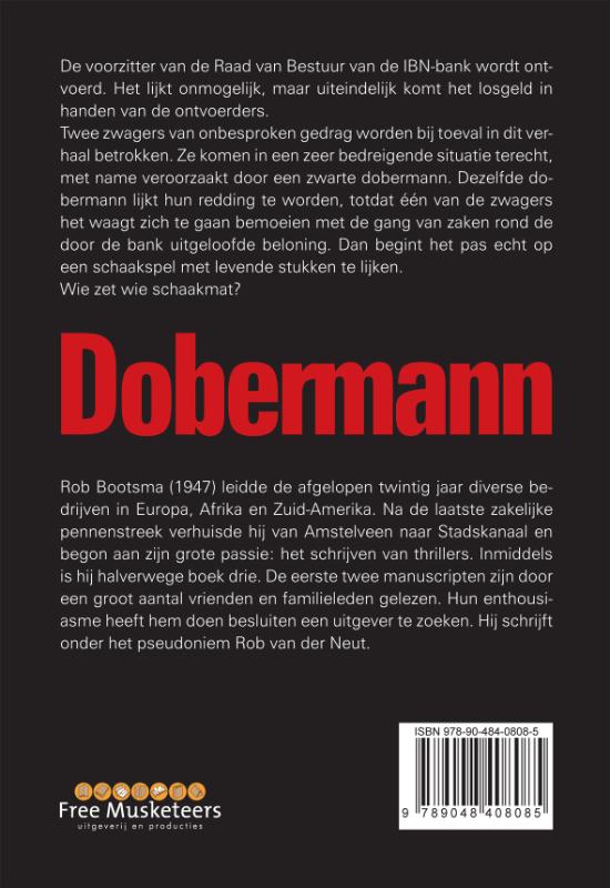 Achterkant van Dobermann