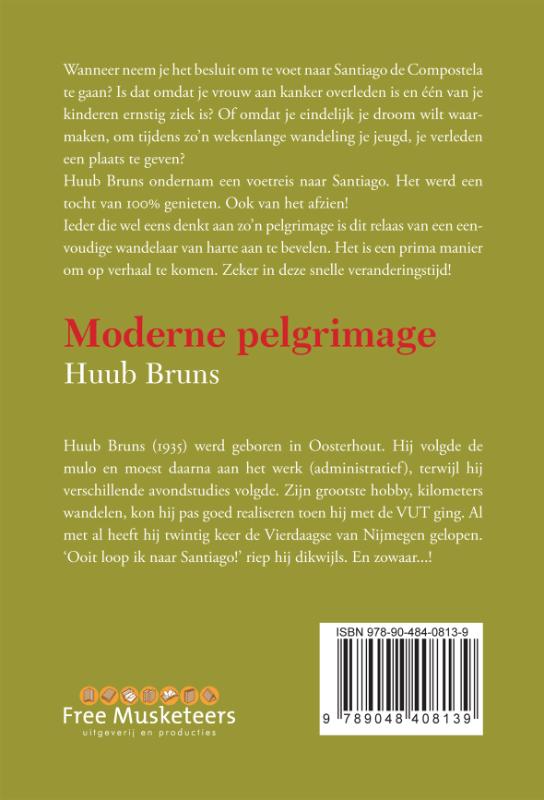 Achterkant van Moderne pelgrimage