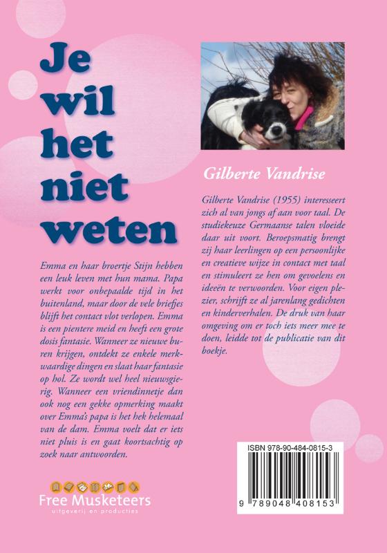 Achterkant van Je wil het niet weten
