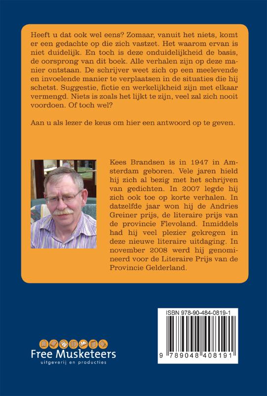 Achterkant van Doordachte gedachten