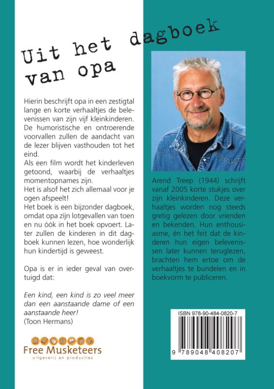 Achterkant van Uit het dagboek van opa
