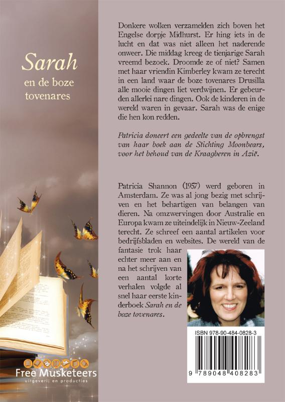 Achterkant van Sarah en de boze tovenares