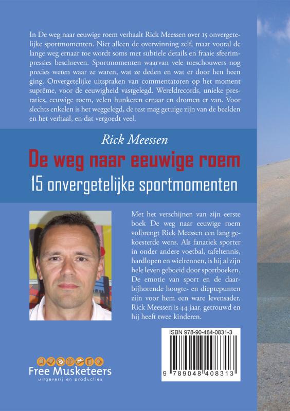 Achterkant van De weg naar eeuwige roem